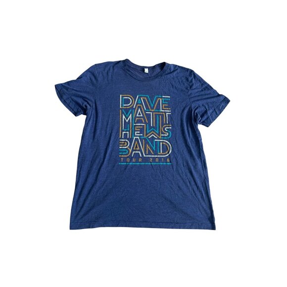 DAVE MATTHEWS BAND 2016 Blue Tour T Shirt Size Large - Picture 6 of 6
